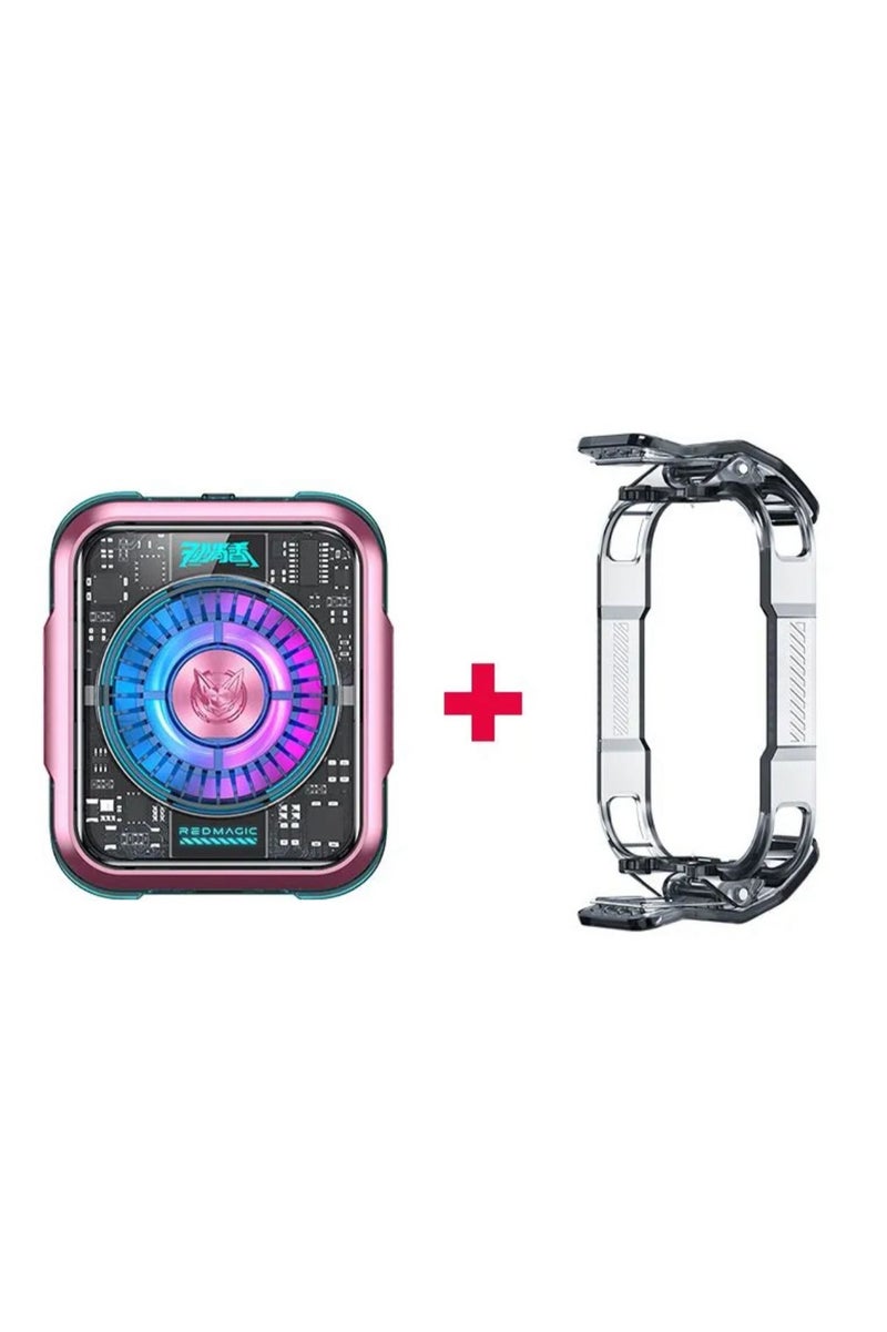 ريد ماجيك مبرد هاتف ريد ماجيك 5 برو – إصدار خاص،  مبرد للهاتف بقدرة ٣٦ واط، مع مشبك تثبيت ولوحة مغناطيسية – مناسب لهواتف الالعاب والأجهزة اللوحية والآيباد (مثالي للعب ببجي موبايل وغيرها) - Image 2