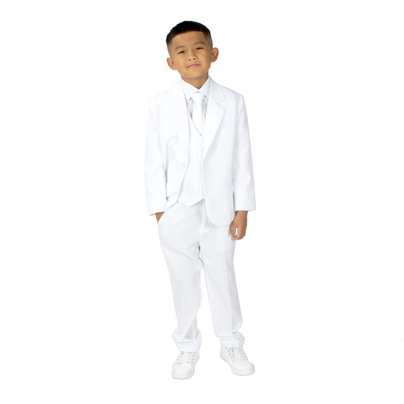 Spring Notion Boys Formal White Dress Suit Set 7