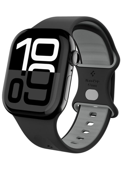 Nano Pop Apple Watch Band for Apple Watch Series 10 42mm, Series 9/8/7 41mm, SE2/SE/6/5/4 40mm, 3/2/1 38mm Adjustable Loop Strap - Blackberry Sesame