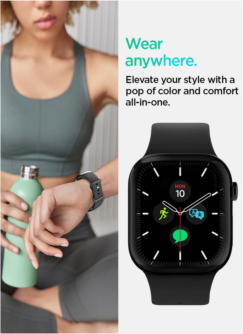 Nano Pop Apple Watch Band for Apple Watch Series 10 42mm, Series 9/8/7 41mm, SE2/SE/6/5/4 40mm, 3/2/1 38mm Adjustable Loop Strap - Blackberry Sesame