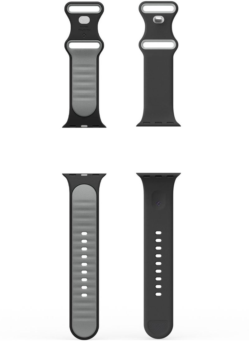Nano Pop Apple Watch Band for Apple Watch Series 10 42mm, Series 9/8/7 41mm, SE2/SE/6/5/4 40mm, 3/2/1 38mm Adjustable Loop Strap - Blackberry Sesame