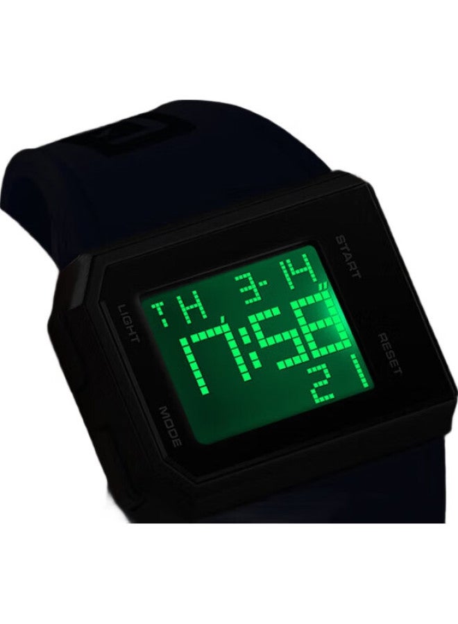 Sanda Men'S Electronic Watch Fashion Simple Sports Waterproof Luminous Outdoor Square Watch For Junior High And High School Students - Image 2