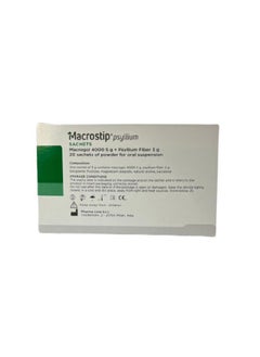 Macrostip Digestive Enzymes And Laxative Psyllium Sachet 20'S 