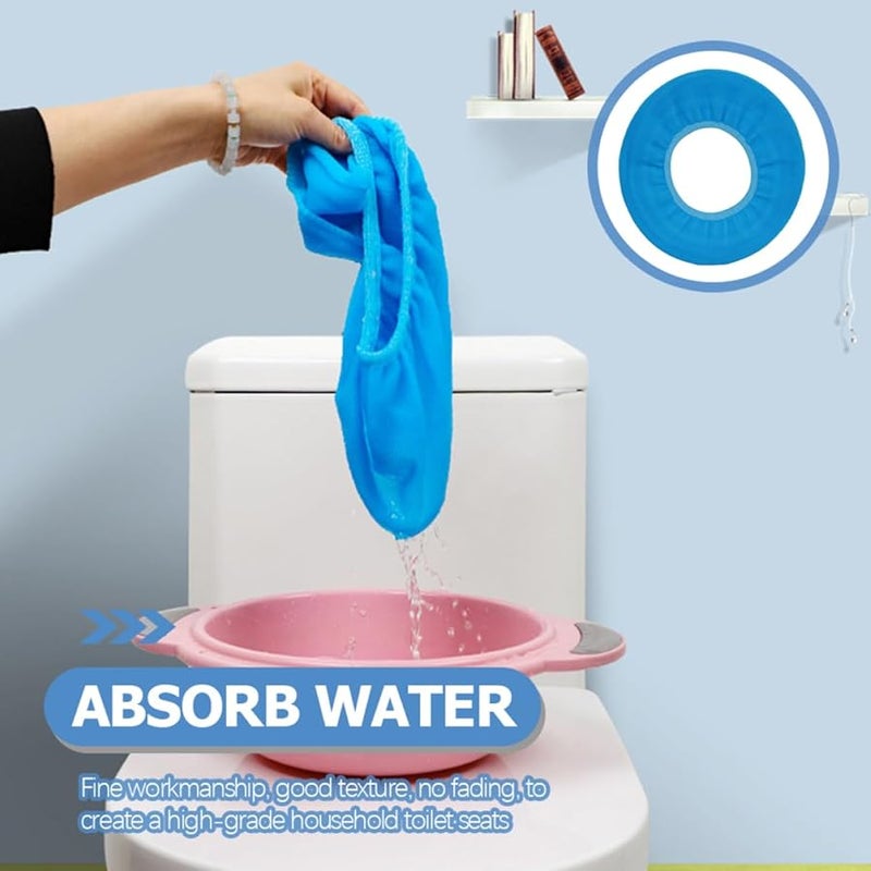 GANAZONO 8pcs Disposable Toilet Seat Covers Elastic Breathable for Home and Outdoor Use - Image 5