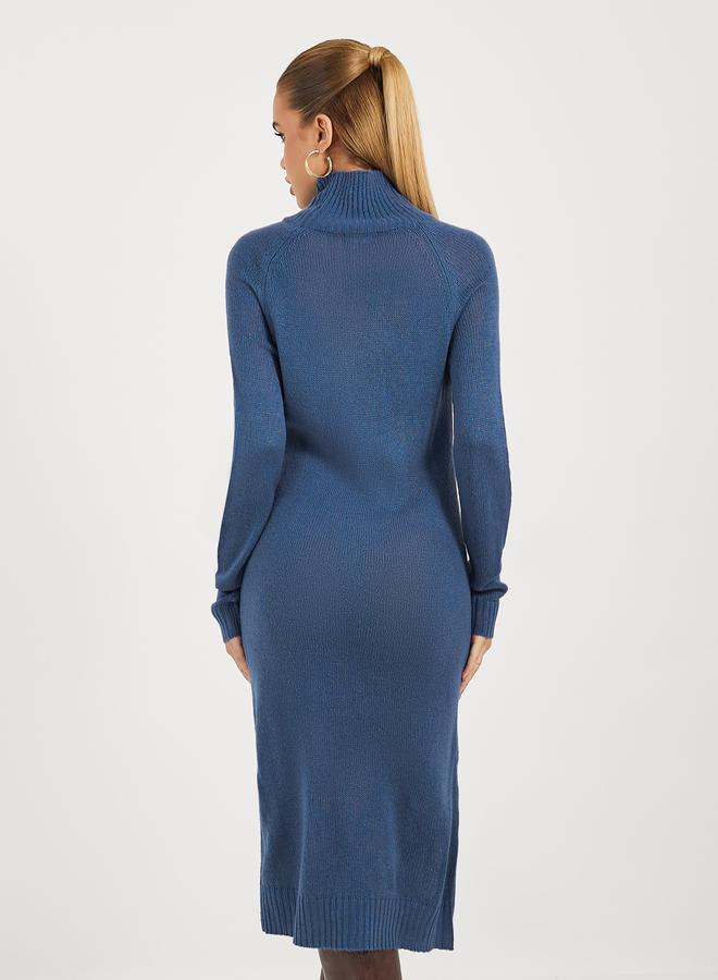 Styli Turtleneck Knit Dress  - Image 4