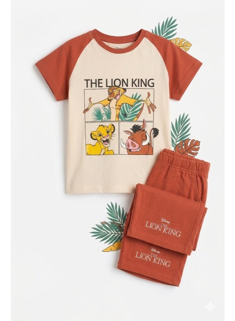 Cute Baby Boy Pajama Set with Simba from The Lion King Print for 1-Year-Old Toddlers Soft & Comfortable Sleepwear Outfit for Everyday Use - Image 3
