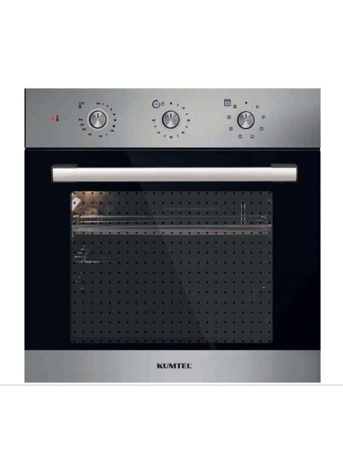 كومتيل فرن بلت ان كهرباء كومتيل 60سم 8 وظائف استيل (تركي) - Image 1