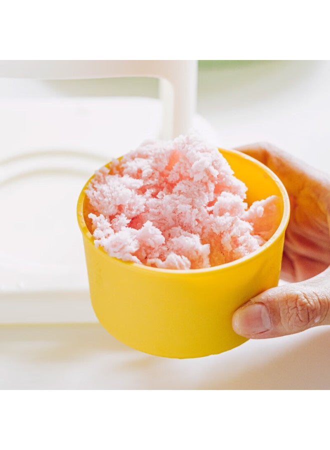 SHUEHO Shu Ke Manual Ice Cream Maker Special Freezing Mold Ice Bowl Accessories, Home Use Hand-cranked Soft Serve Ice Cream Machine [4-piece Set]  - Image 1