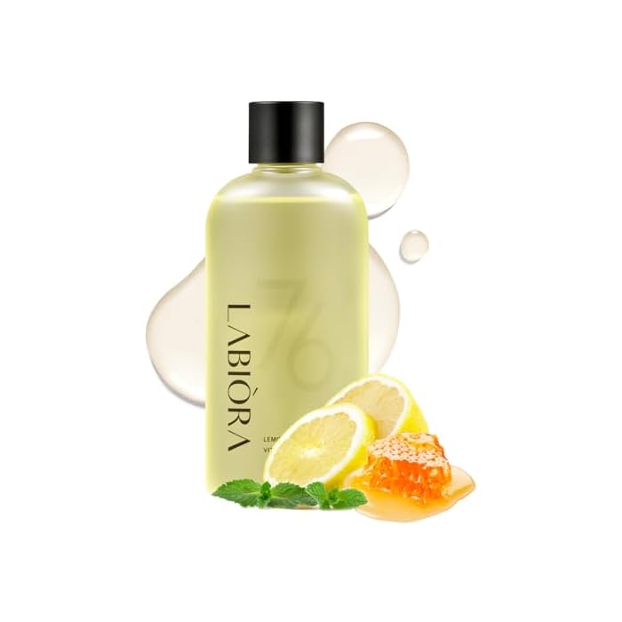 Lemon Honey Vitamin Essence Toner for Face – Hydrating & Soothing Facial Toner with Niacinamide, Vitamins C & E, Herbal Extracts for Refreshed, Dewy Skin, Korean Skin Care, 7.1 fl oz / 210ml
