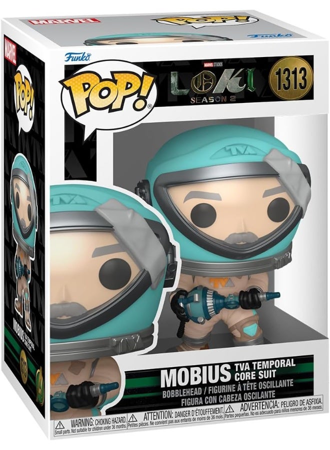 Funko Funko Pop! Marvel: Loki - Mobius - (TVA Temporal Core Suit) - Collectable Vinyl Figure  - Image 1