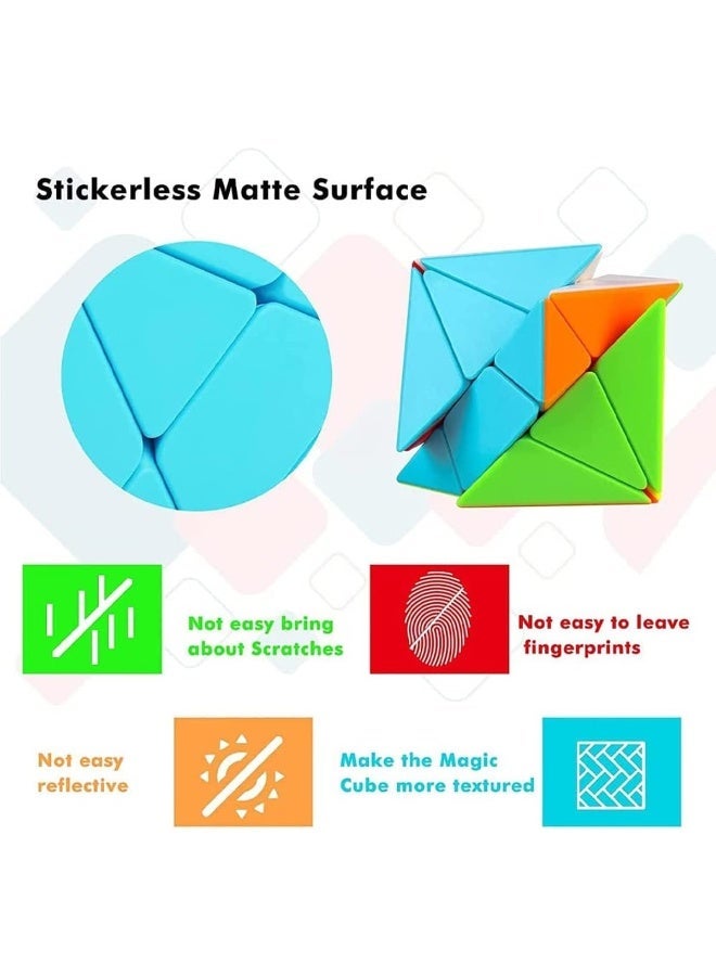 ECVV Special Shaped 3X3 Speed Cubes Unique Design Magic Cube with Fast and Smooth Rotation Magic Cube Puzzle Toys for Kids and Adults - Image 3