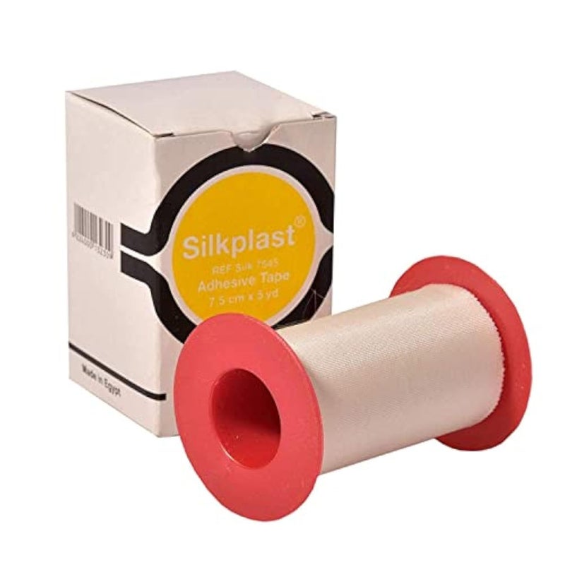 Silkplast Adhesive Tape Roll - 7.5 cm x 5 yds