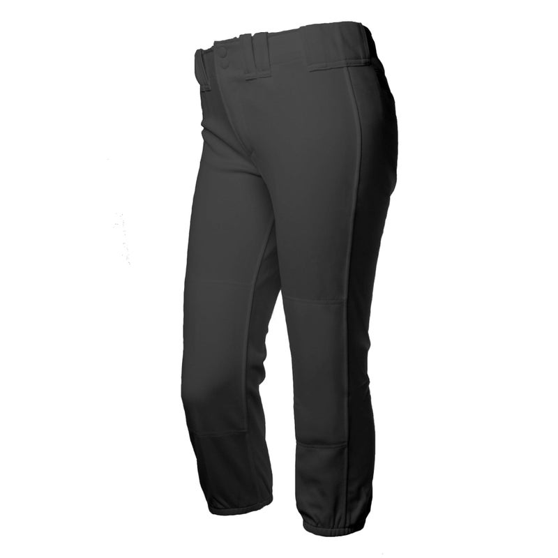 RIP-IT Girls Softball Pants Pro - Sizes S-XL - Softball Pants for Girls - Black - Size Girls Medium - Image 1