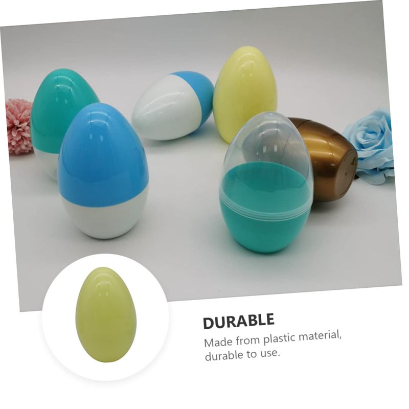 2Pcs Plastic Fillable Easter Eggs Twisted For Easter Party Decoration And Crafts - Image 5