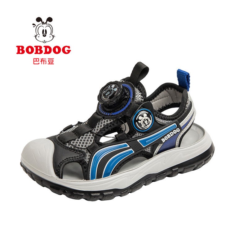 Babudou Kidsren'S Toe-Toe Sandals Boys Summer Beach Shoes 2025 Non-Slip Soft Sole Medium And Large Kidsren'S Sports Sandals - Image 1