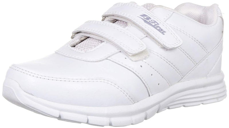 Bata Boys Velcro School Shoes - White (13 UK) (3391549) - Image 1