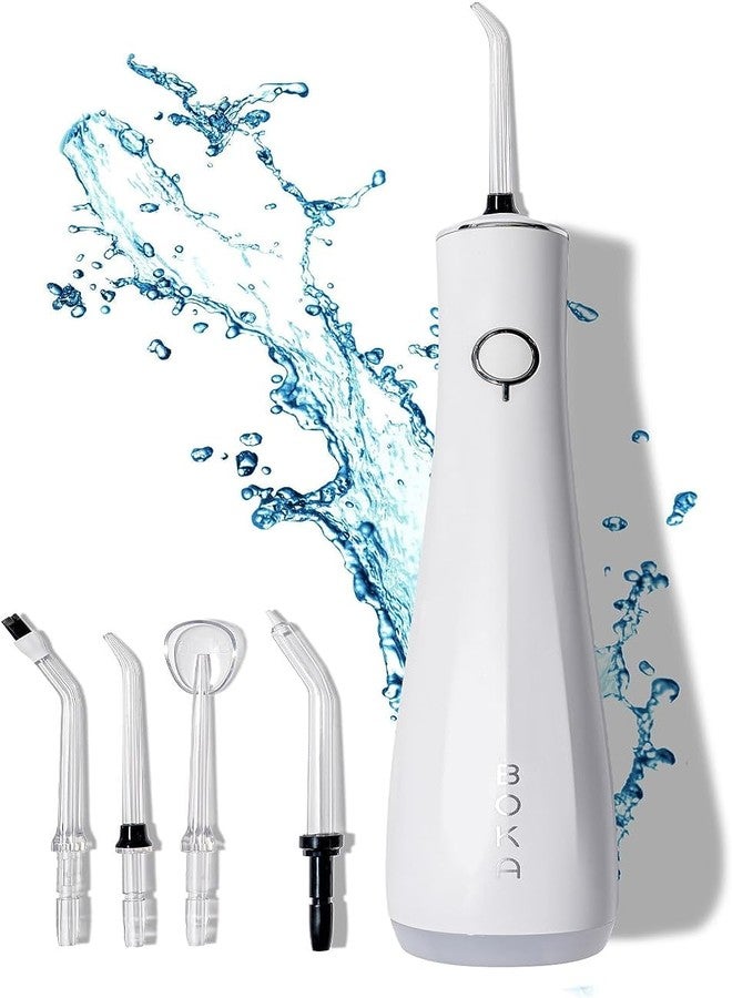 Boka Advanced Water Flosser for Teeth Cleaning, Gums & Braces w/Travel Bag - 3 Pressure Setting, Cordless Rechargeable Floss - Durable & Portable w/ 5 Customizable Piks - IPX7, Dentist Recommended - Image 1