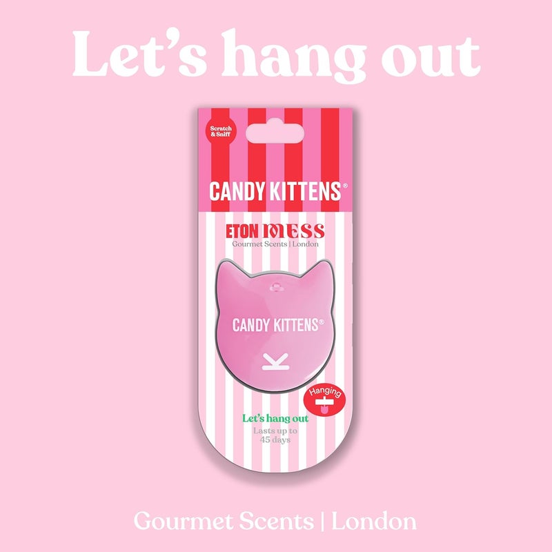 Candy Kittens Eton Mess Hanging Car Air Freshener - 45 Day Long Lasting Fragrance - Image 5