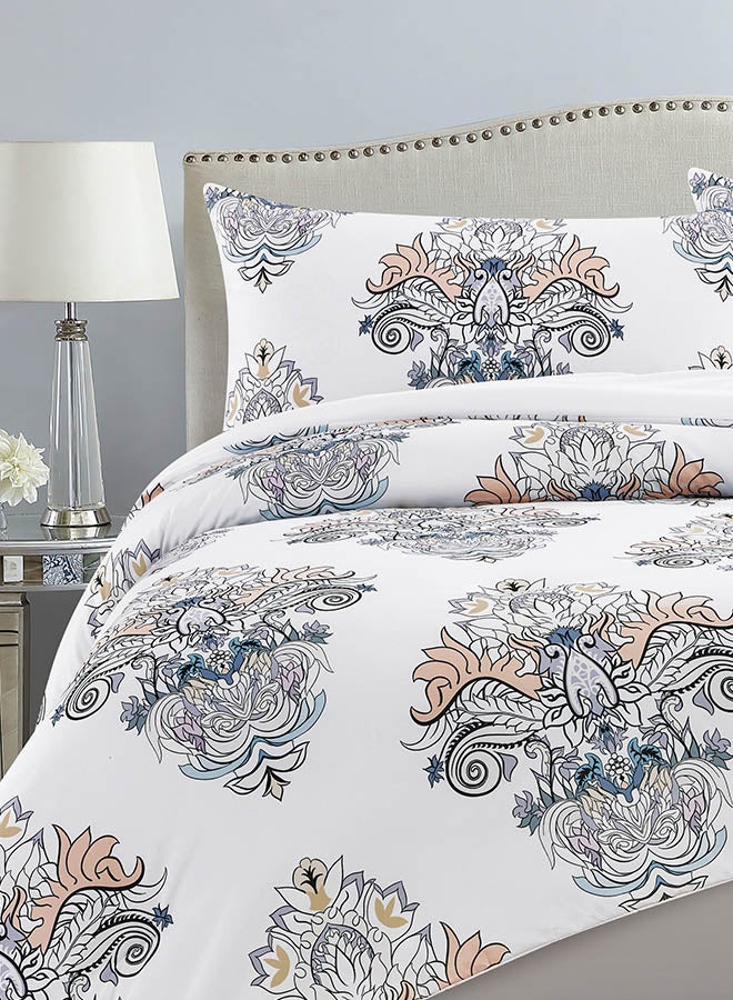 In-House Rudy | Microfiber Comforter Set 4 Pieces - King - 260x240 cm - Multicolor  - Image 3
