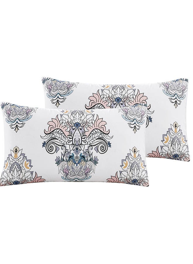 In-House Rudy | Microfiber Comforter Set 4 Pieces - King - 260x240 cm - Multicolor  - Image 4