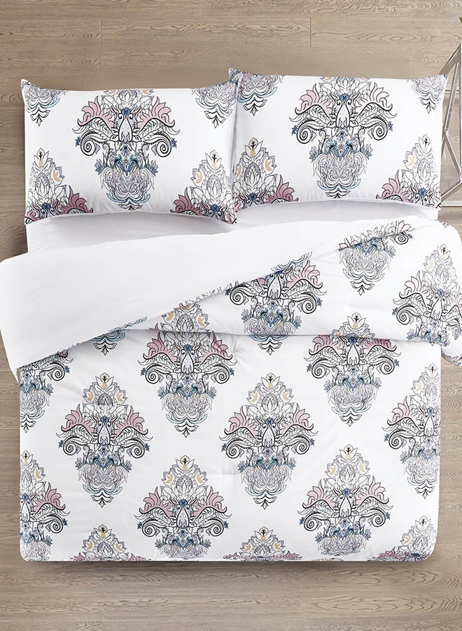 In-House Rudy | Microfiber Comforter Set 4 Pieces - King - 260x240 cm - Multicolor  - Image 2
