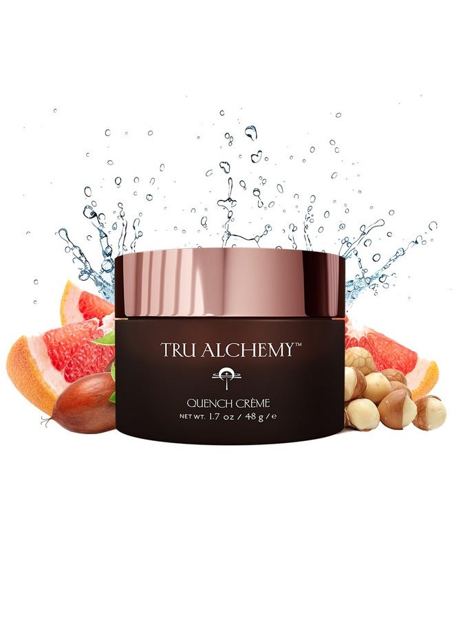 Tru Alchemy - Quench Crème Daily Facial Moisturizer | Hyaluronic Acid, Vitamin C, & Bakuchiol (Better Than Retinol) | Daily Firming Skin Moisturizer Face Cream For Women | 1.7 Fl Oz/48 G - Image 1