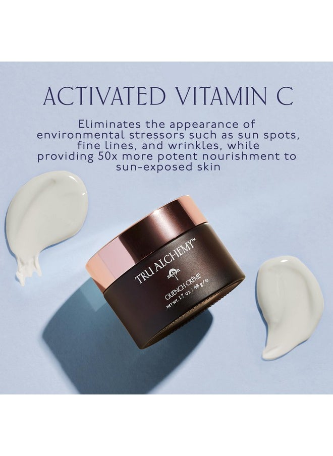 Tru Alchemy - Quench Crème Daily Facial Moisturizer | Hyaluronic Acid, Vitamin C, & Bakuchiol (Better Than Retinol) | Daily Firming Skin Moisturizer Face Cream For Women | 1.7 Fl Oz/48 G - Image 1