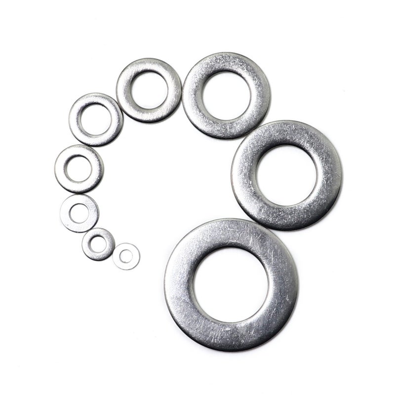 Sutemribor 304 Stainless Steel Flat Washers Set 580 Pieces, 9 Sizes - M2 M2.5 M3 M4 M5 M6 M8 M10 M12 - Image 3