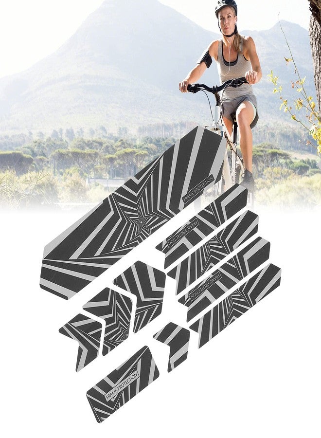 Honio Bike Frame Reflective Stickers, Bike Frame 3D Night Reflection Sticker Obvious for Mountain Bikes for DH Downhill Vehicles - Image 2