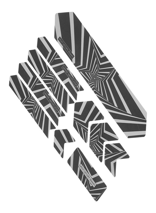 Honio Bike Frame Reflective Stickers, Bike Frame 3D Night Reflection Sticker Obvious for Mountain Bikes for DH Downhill Vehicles - Image 1