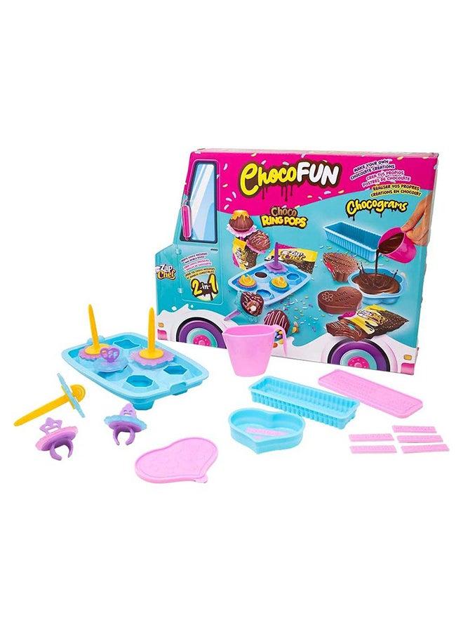 Zap Chef Zap Chef ChocoFUN 2-in-1 Chocolate Bars and Rings Creation Kit  - Image 1