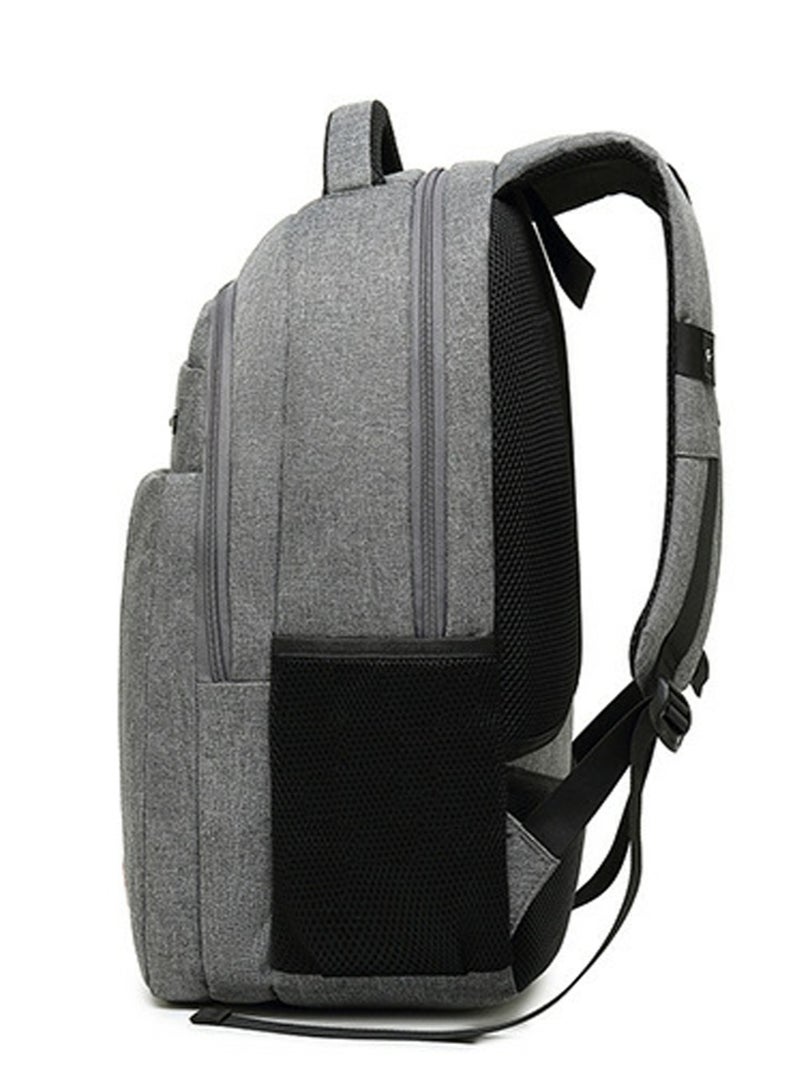 CoolBELL Large Capacity Outdoor Backpack Multi-Functional Laptop Bag Briefcase Grey - Image 3