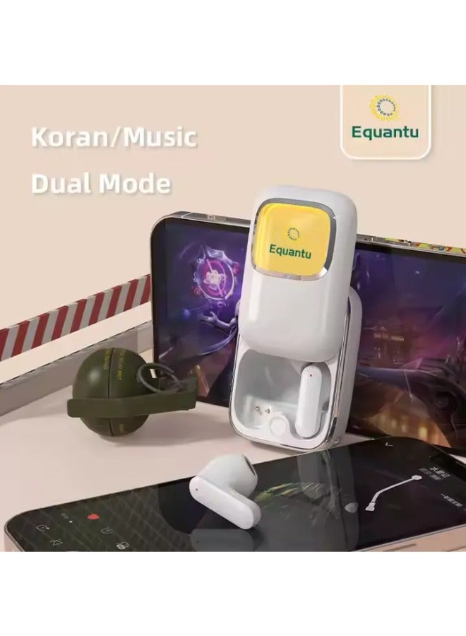 Equantu Muslim Wireless Bluetooth Earphones with Smart Quran Speaker - Image 3