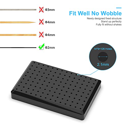 Actekart Painting Stand Base Holder and 12PCS Alligator Clip Sticks Set (with Sturdy Rubber Tips) Modeling Tools for Airbrush Spray, for Gundam Hobby Model Parts Assemble, for DIY Card Photo Memo - Image 4