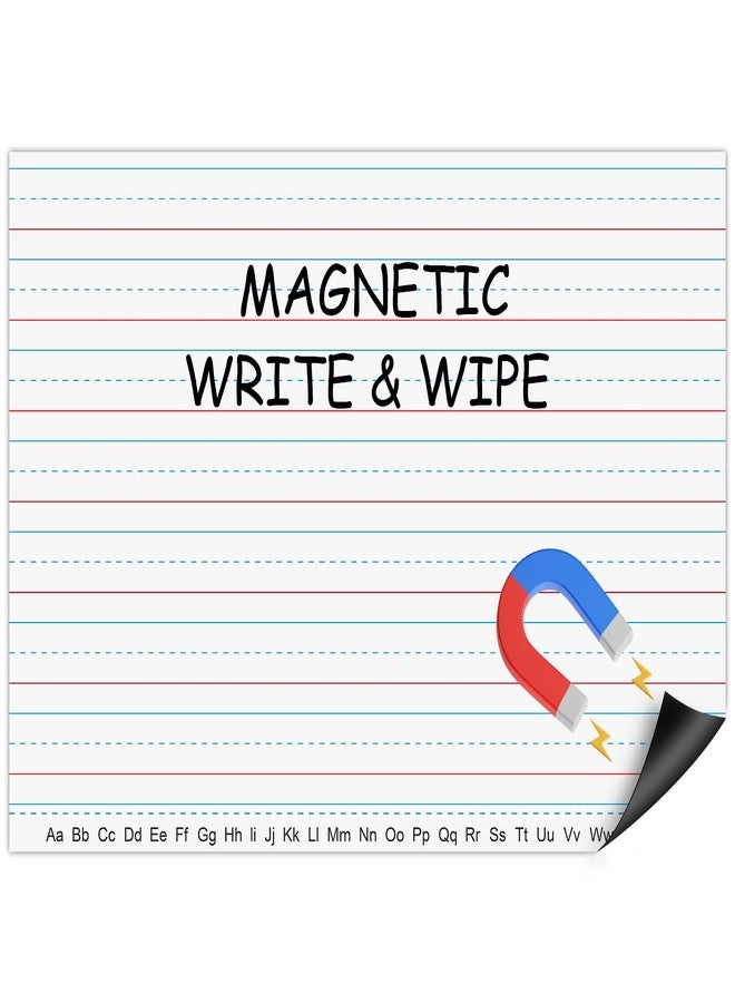 LUHEAGU Magnetic Handwriting Paper for Whiteboard - 17" x 23" Large Primary Lined Dry Erase Sheet, Reusable Giant Writing Notebook Poster for Classroom, Teacher Resource for Kids Learning & Early Writing - Image 1