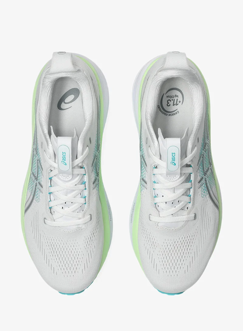 Asics WHITE/ENERGY AQUA Gel-Kayano 33 for Men | Best Price UAE