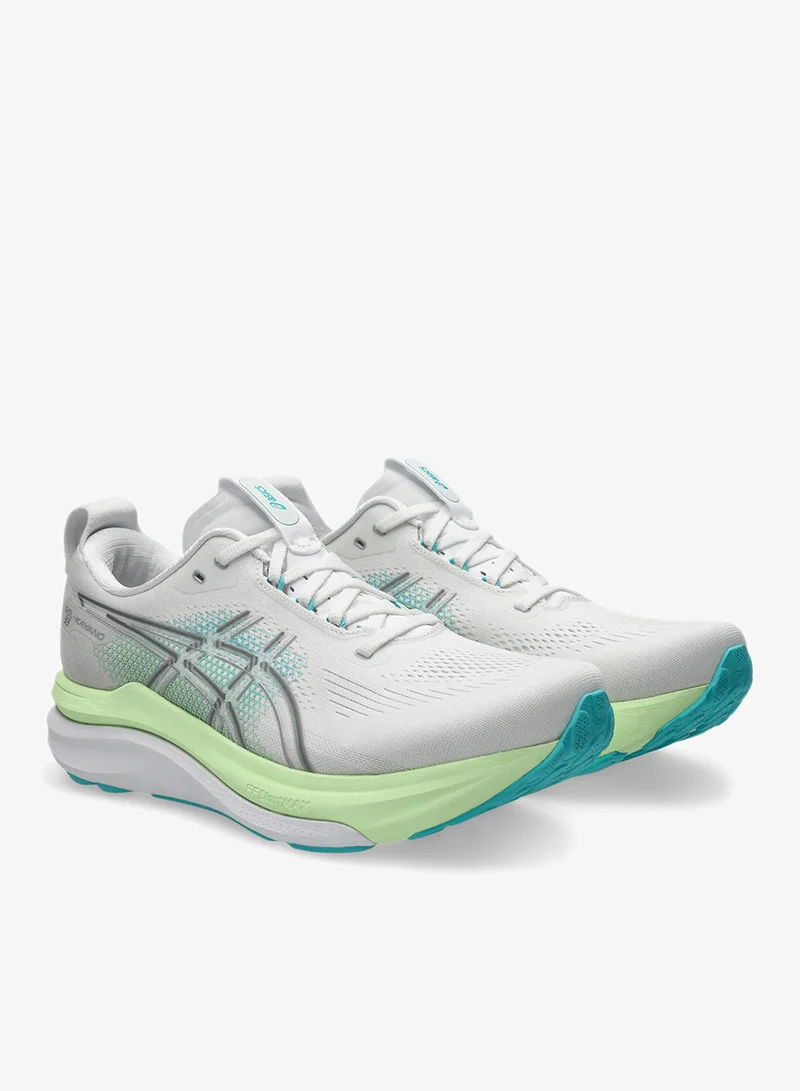 Asics WHITE/ENERGY AQUA Gel-Kayano 33 for Men | Best Price UAE