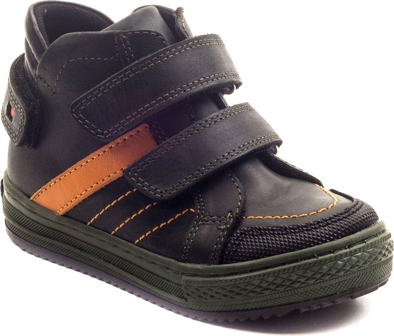 Mnpc Boy Green Leather Orthopedic Supported Children's Boots - Image 3