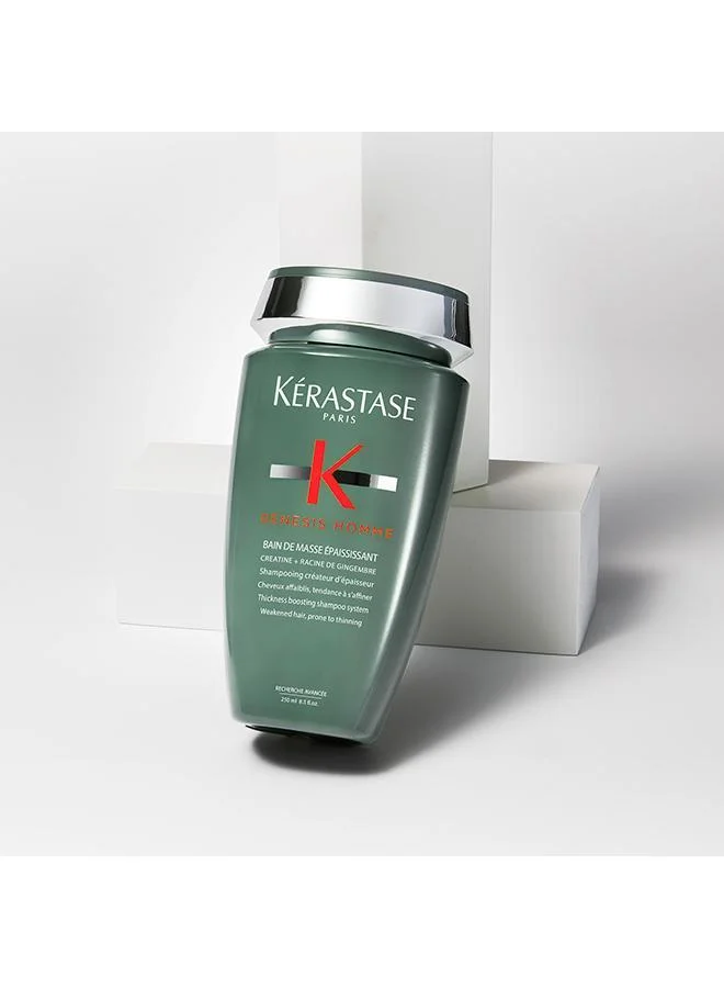 KERASTASE Kerastase Genesis Homme Bain De Masse Thickening Shampoo for Weakened Hair For Men - 250 ml