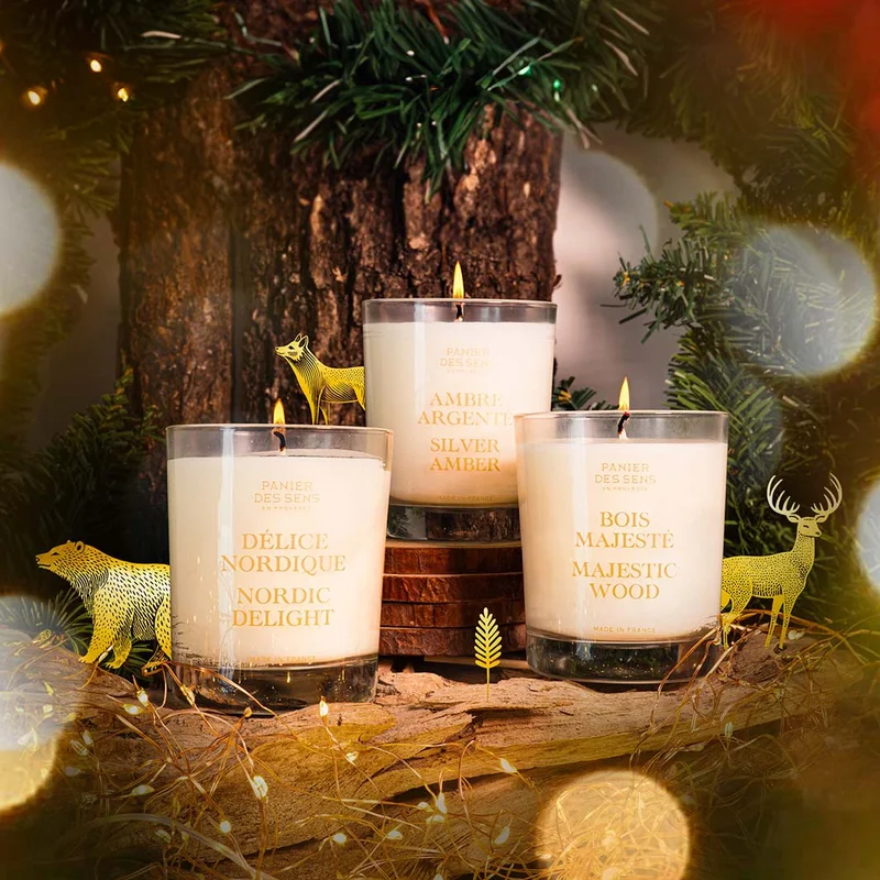 بانيير دي سينز Christmas scented candle - NORDIC DELIGHT 180G (6 OZ.)
