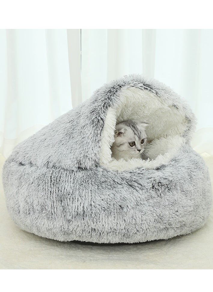 Soft Plush Elliptical Pet Bed For Dog And Cat Grey Large 50x50cm - pzsku/Z9736DFC734784976486AZ/45/_/1695887298/dab988f8-5aa8-4c14-82f1-82bd6a3b0b15