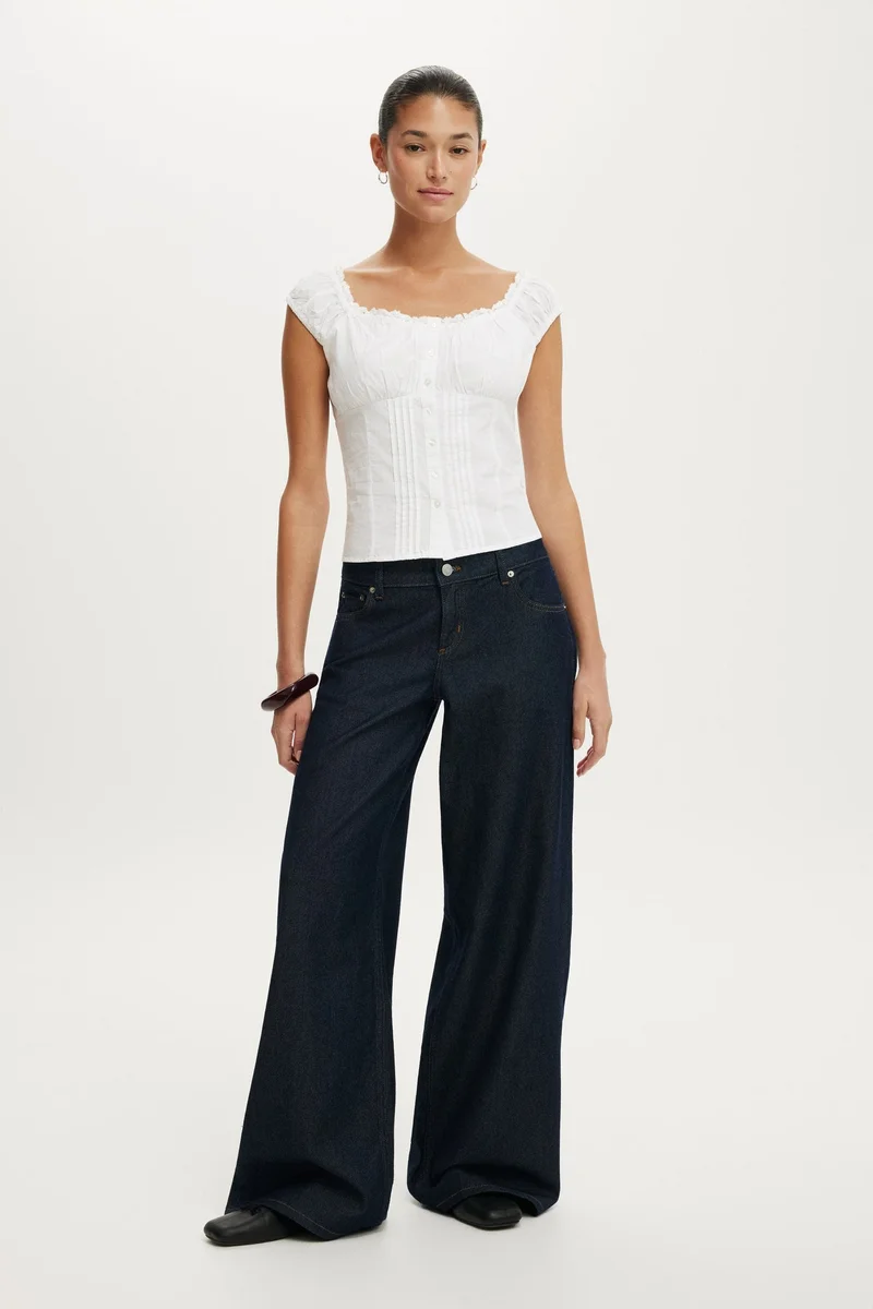 كوتون اون JAMIE OFF SHOULDER TOP