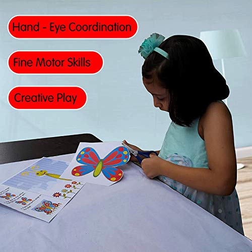 WONDRBOX Scissor Skills Activity Book - Unicorn, 12 Fun Cutting & Creative Activities for Preschoolers, 1 Child-Safe Scissors, Fine Motor Skills Craft Kit, Gifts for Kids Ages 3, 4, 5, 6, 7 (Scissor Craft) - Image 3