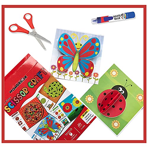 WONDRBOX Scissor Skills Activity Book - Unicorn, 12 Fun Cutting & Creative Activities for Preschoolers, 1 Child-Safe Scissors, Fine Motor Skills Craft Kit, Gifts for Kids Ages 3, 4, 5, 6, 7 (Scissor Craft) - Image 4