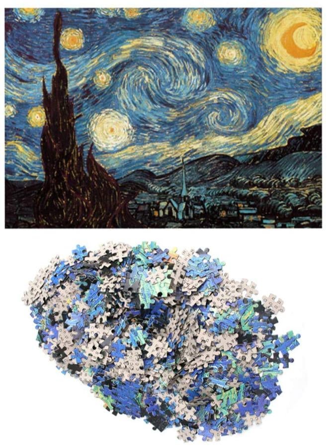 1000 Pieces Jigsaw Paper Puzzles, Home Wall Decor - Starry Sky, MFT88317