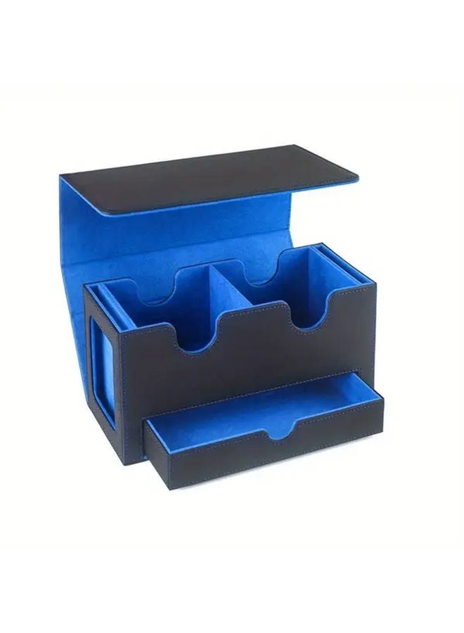 Grey Twin Slot Side Load Dice Tray With Large Display Drawer Card Organizer - Image 5