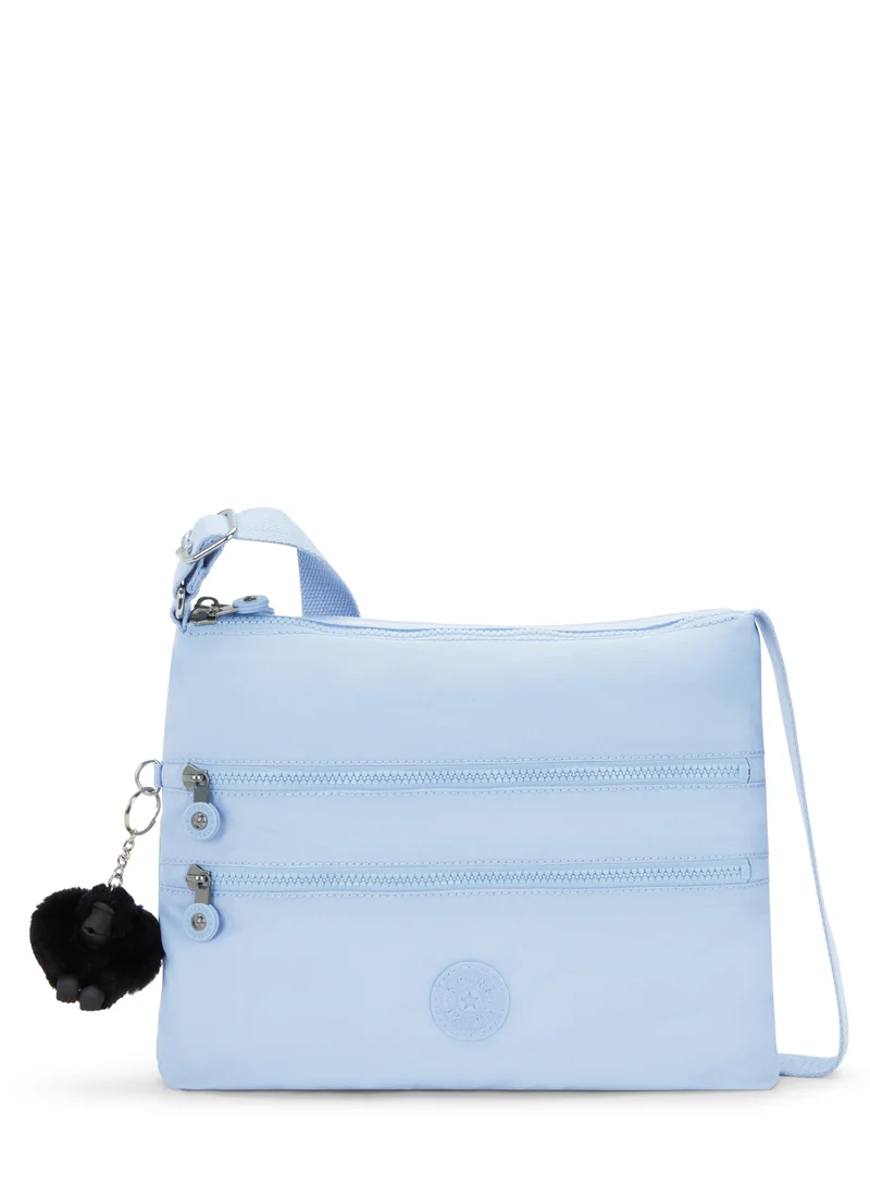 Kipling Alvar Medium Shoulder Bag Across Body Cloudy Sky Blue