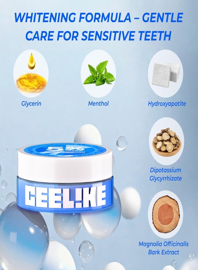 CEELIKE 5% Hydroxyapatite Tooth Whitening Powder – Strengthens Teeth & Gums, Whitening, Fluoride-Free, Ideal for Sensitive Teeth, 40g - Image 2