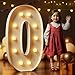 imprsv Marquee Numbers 4 Feet Tall Large Light Up Numbers 40th 50th 60th Birthday Decorations Women Men Big Yellow Light Outdoor Anniversary Decorations Balloon Arch Kit Party Backdrop 0 - Image 4