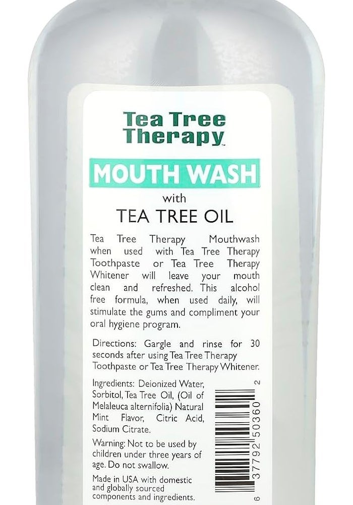 Tea Tree Therapy Mouthwash With Tea Tree Oil 12 Fl Oz (354 ml) - Image 2